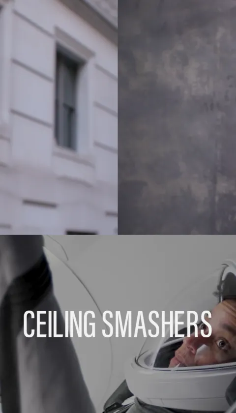 A collage of women being praised by quotes related to working professions.