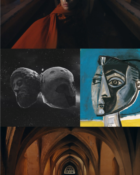 Collage of different locations across Andalusia. 